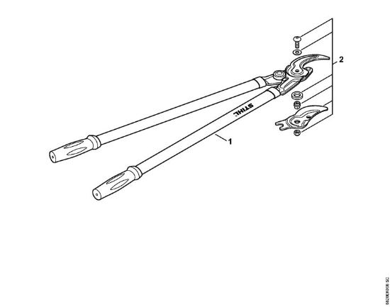 Å karje Å karje za rezanje vej PB 20 Å karje za rezanje vej z obvodom Dynamic della Marca Stihl